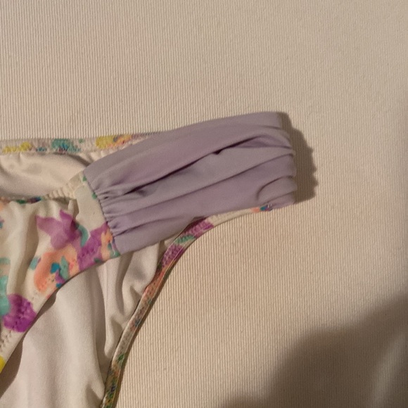 Bathing suit set. Victoria’s Secret pastel/floral size L bottom and 36D top. - Picture 4 of 4